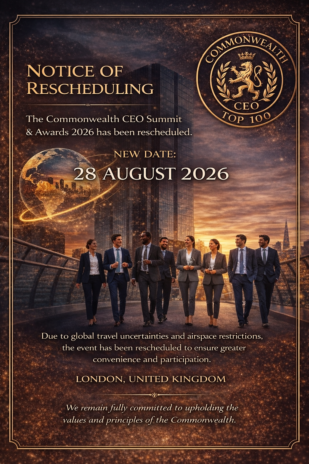Reschedule Notice